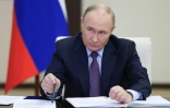 Le président russe Vladimir Poutine lors d'une réunion à Novo-Ogaryovo, près de Moscou, le 5 juin 2025