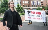 L'ex-analyste militaire américaine Chelsea Manning à son arrivée au tribunal fédéral d'Alexandria, près de Washington, le 16 mai 2019