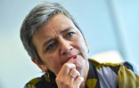 La Danoise Margrethe Vestager, qui devrait obtenir le portefeuille du Numérique, le 3 mai 2019 à Bruxelles