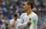 L'attaquant français Antoine Griezmann buteur lors de la qualification de son équipe en demi finales du Mondial le 6 juillet 2018
