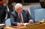 le patron des opérations humanitaires de l'ONU Stephen O'Brien, lors d'une réunion sur la situation humanitaire en Syrie, le 27 janvier 2016 à New York
