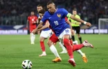 L'attaquant vedette de l'équipe de France Kylian Mbappé face au Luxembourg, en match amical, le 5 juin 2024 à Metz