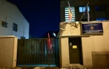 Vue du bâtiment où est détenu le trafiquant de drogue français Mohamed Amra après son arrestation le même jour par la police roumaine, le 22 février 2025 à Bucarest