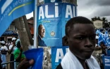 Un partisan d'Ali Bongo Ondimba à Libreville, le 25 août 2016