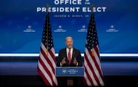 Le président élu américain Joe Biden lors d'un discours à Wimington, dans le Delaware, le 19 novembre 2020