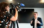 Le premier secrétaire du PS Olivier Faure le 13 juin 2025 lors du 81e congrès du parti à Nancy
