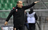 L'entraîneur de l'AS Monaco Leonardo Jardim lors de la défaite à Saint-Etienne, le 3 novembre 2019