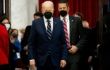 Le président Joe Biden au Congrès le 13 janvier 2022