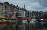 Le port de Honfleur, le 1er novembre 2018 dans le Calvados