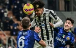 Le milieu de terrain américain de la Juventus Turin, Weston McKennie, ouvre le score face à l'Inter Milan, lors de la finale de la Supercoupe d'Italie, le 12 janvier 2022 au Stade San Siro à Milan