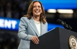 La vice-présidente américaine et candidate démocrate à la présidentielle Kamala Harris, à Atlanta (Géorgie), aux Etats-Unis, le 30 juillet 2024