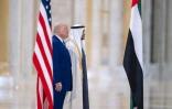 Le président américain Donald Trump et son homologue émirati cheikh Mohamed ben Zayed, le 15 mai 2025 à Abou Dhabi