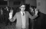 Patrick Devedjian lors de son élection à la mairie d'Antony le 16 octobre 1983