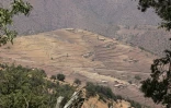 Vue de différentes communautés de la commune rurale de Tilougguite dans la région de Beni Mellal-Khenifra, le 19 août 2025 au Maroc