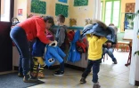 Une classe de l'école primaire de Gavarnie-Gedre le 16 mars 2018