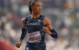 Le Français Pascal Martinot-Lagarde après les séries du 110 m haies des Mondiaux d'athlétisme le 30 septembre 2019 à Doha