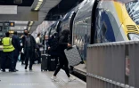 A la gare St Pancras de Londres, le 23 décembre 2020