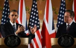 Barack Obama et David Cameron, à Londres le 22 avril 2016
