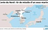 La Corée du Nord tire un missile depuis un sous-marin