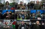 Montage de portraits de plusieurs adeptes de la "Nuit debout" le 6 mars 2016 place de la République à Paris