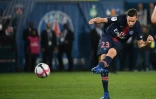 Le milieu de terrain du PSG Julian Draxler buteur lors de la victoire 4-0 en 5e journée de L1 le 14 septembre 2018