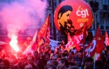 Cortège de manifestants contre la réforme des retraites à Paris, le 17 décembre 2019