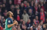 L'attaquant de Tottenham Lucas auteur d'un triplé contre l'Ajax en demi-finale de la C1, le 8 mai 2019 à Amsterdam
