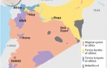 Syrie : contrĂ´le des territoires