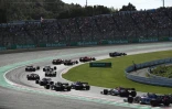 Le GP de Formule 1 du Japon n'a plus vu de monoplaces, ici dans une chicane, sur le circuit de Suzuka, depuis le 13 octobre 2019