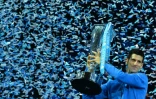 Novak Djokovic, vainqueur du Masters le 22 novembre 2015 à Londres