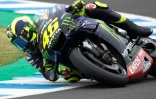 L'Italien Valentino Rossi lors des qualifications du GP d'Espagne, sur le circuit de Jerez, le 4 mai 2019