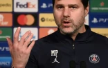 L'entraîneur du Paris Saint-Germain Mauricio Pochettino en conférence de presse au Parc des Princes le 6 décembre 2021