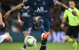 L'attaquant du PSG Neymar contre Troyes, le 8 mai 2022 au Parc des Princes