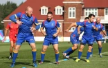 Les joueurs roumains à l'entraînement, le 23 septembre 2015 au Dulwich College à Londres 