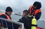 Capture d'écran fournie le 28 décembre 2016 par les autorités russes des opérations de recherche en mer Noire au large de Sotchi