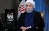 Une photo fournie par la présidence iranienne montre le président Hassan Rohani donnant une interview le 6 août 2018 à la télévision iranienne à Téhéran