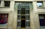 L'entrée du siège du groupe français de médias Vivendi, le 5 octobre 2017 à Paris