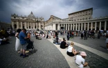Sur la place Saint-Pierre, au Vatican, le 25 juillet 2021