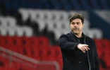 L'entraîneur argentin du Paris-SG, Mauricio Pochettino, lors de la demi-finale aller de la Ligue des champions à domicile contre Manchester City, le 28 avril 2021