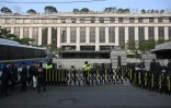 Devant la Cour constitutionnelle à Séoul, le 4 avril 2025