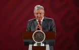 Le président mexicain Andrés Manuel Lopez Obrador lors d'une conférence de presse à Mexico, le 31 mai 2019
