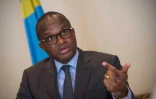 Maker Mwaku, ministre congolais de l'Enseignement primaire et secondaire, le 6 septembre 2016 à Kinshasa