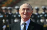 Le président russe Vladimir Poutine le 5 décembre 2025, à New Delhi, en Inde