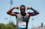 Christian Coleman Ă Stanford (Etats-Unis) le 30 juin 2019
