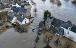 Les inondations à Guipry-Messac, en Ille-et-Vilaine, le 29 janvier 2025