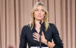 Maria Sharapova lors d'une conférence de presse à Los Angeles, le 7 mars 2016