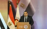 Hazem Badawy, chef de l'Autorité l'Autorité nationale des élections en Egypte, annonce les résultats de l'élection présidentielle égyptienne de 2024 au Caire, le 18 décembre 2023