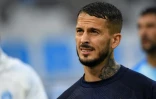 L'attaquant argentin de l'OM Dario Benedetto avant le match contre Montpellier, le 21 septembre 2019 au Stade Vélodrome