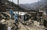 Des médecins rendent visite à des patients près de Lima (Pérou) le 10 septembre 2020