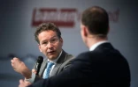 Le président de l'Eurogroupe, Jeroen Dijsselbloem lors d'une conférence à Berlin le 6 avril 2017